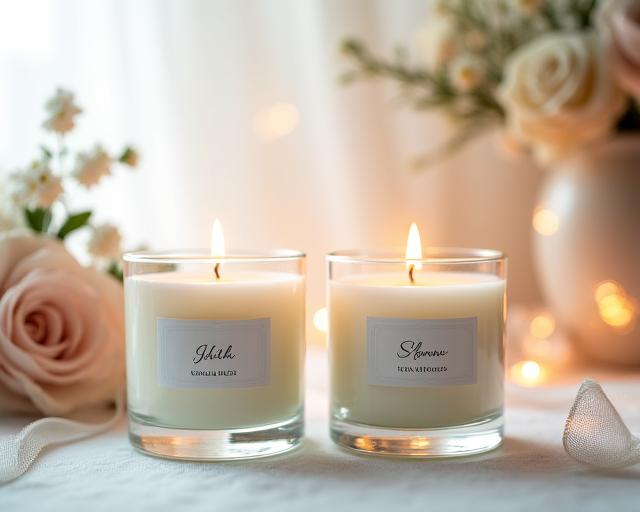 Velas personalizadas para bodas